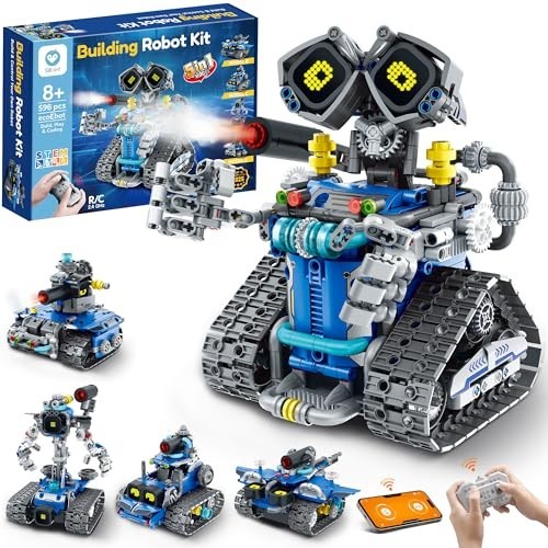 STEM Robot Building Kit with Remote Control Gifts for Boys Ages 8-14, Buildable gallery