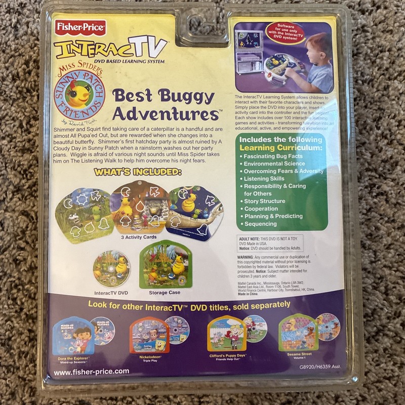 FIsher Price InteracTV DVD Based Learning System Best Buggy Adventures - NEW gallery