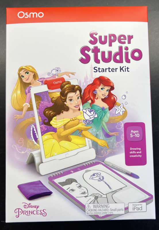 Osmo Super Studio Disney Princess Starter Kit Ages 5-10 Drawing and Creativity