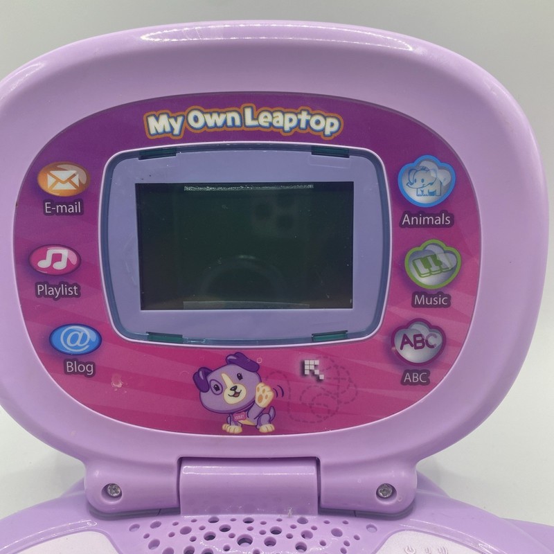 Leapfrog My Own LeapTop Learning Interactive Laptop Tested Works Great Purple gallery