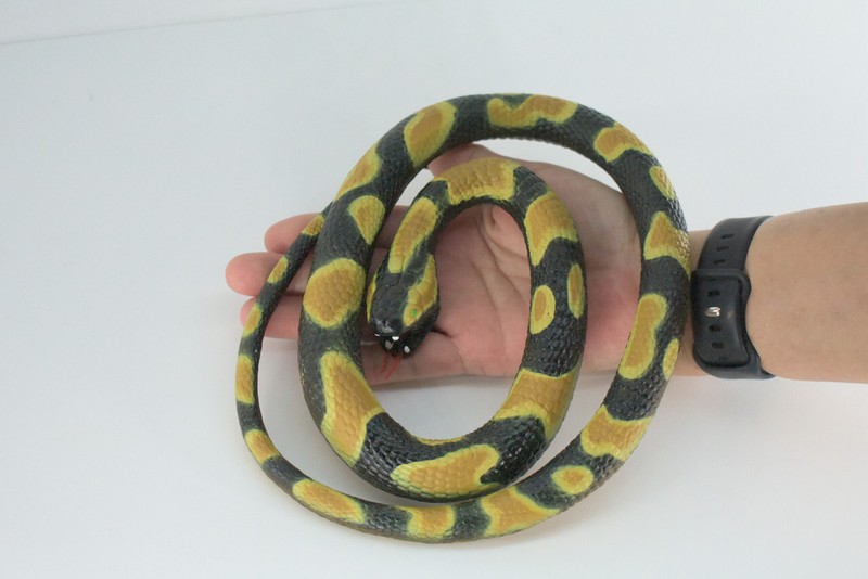 Ball Python Snake, Rubber Snake Toy, Realistic, Replica, Gift, 42" WR23 BB316 gallery