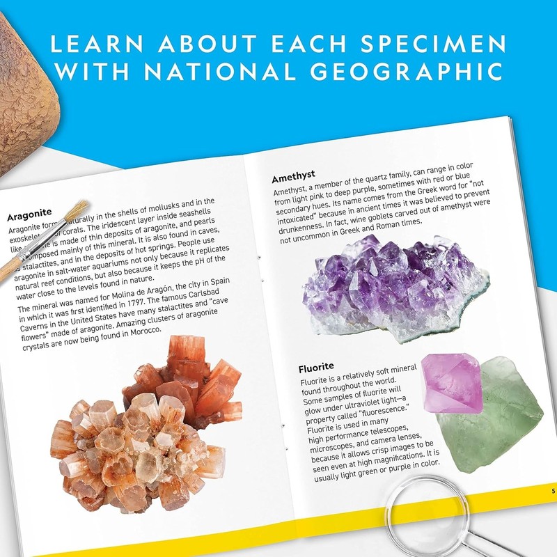 Mega Gemstone Dig Kit – Dig Up 15 Real Gemstones and Crys... gallery