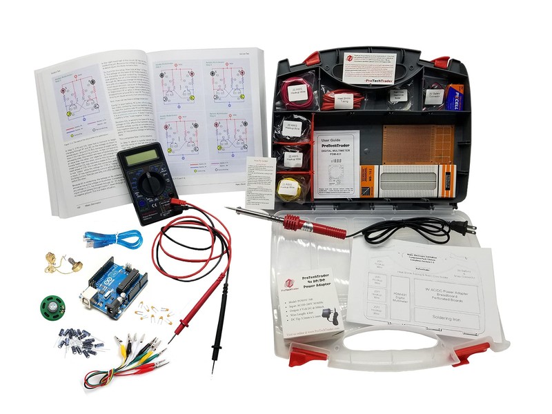 Electronics Kit Make 3rd Ed Bundle Book Deluxe Components Beginner Advanced