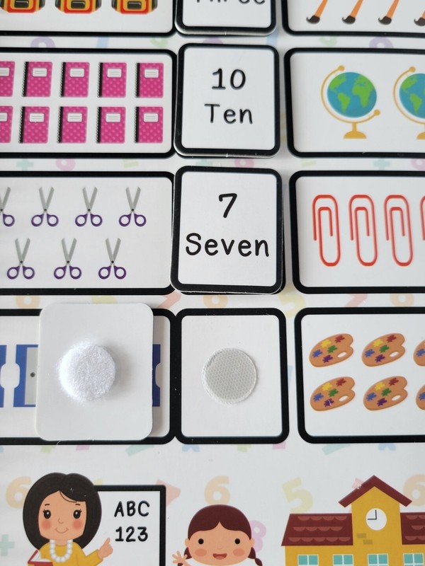 Busy Book Homeschool Preschool Montessori Numbers Counting Colors Size Toddlers gallery