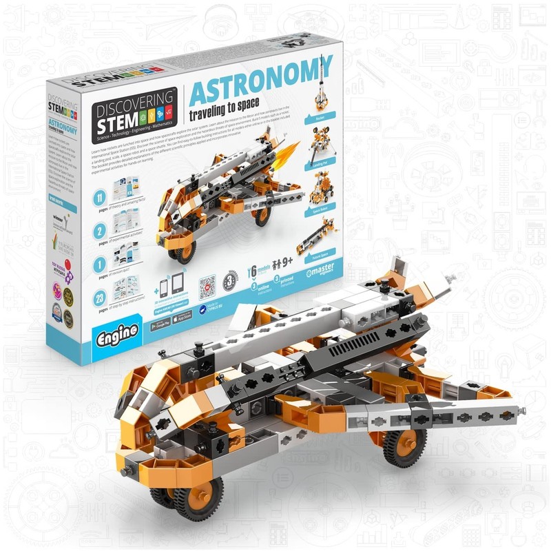 Engino STEM Kit, Astronomy Travelling to Space, Building Toys for Kids 9+, ST…
