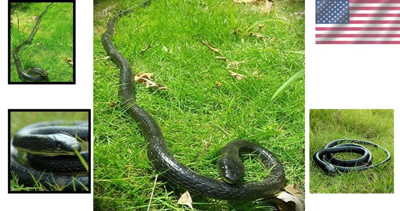 Lifelike 47" Rubber Snake Toy gallery