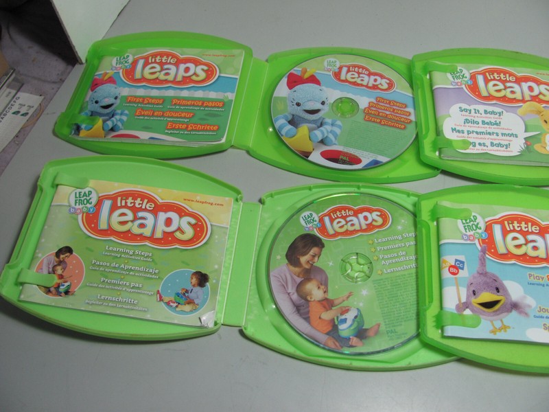 Leap Frog DVD Games For Baby Little Leaps Interactive As Shown Bulk Lot gallery