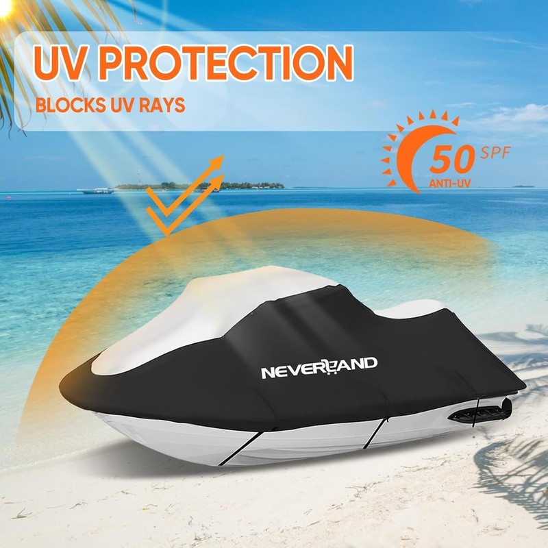 NEVERLAND Waterproof Jet Ski Cover - Compatible with Yamaha Seadoo, Jet Ski Cove gallery