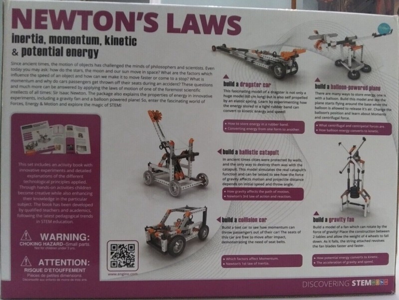 Engino Discovering STEM Newton’s Laws Inertia Momentum Kinetic Potential Energy gallery