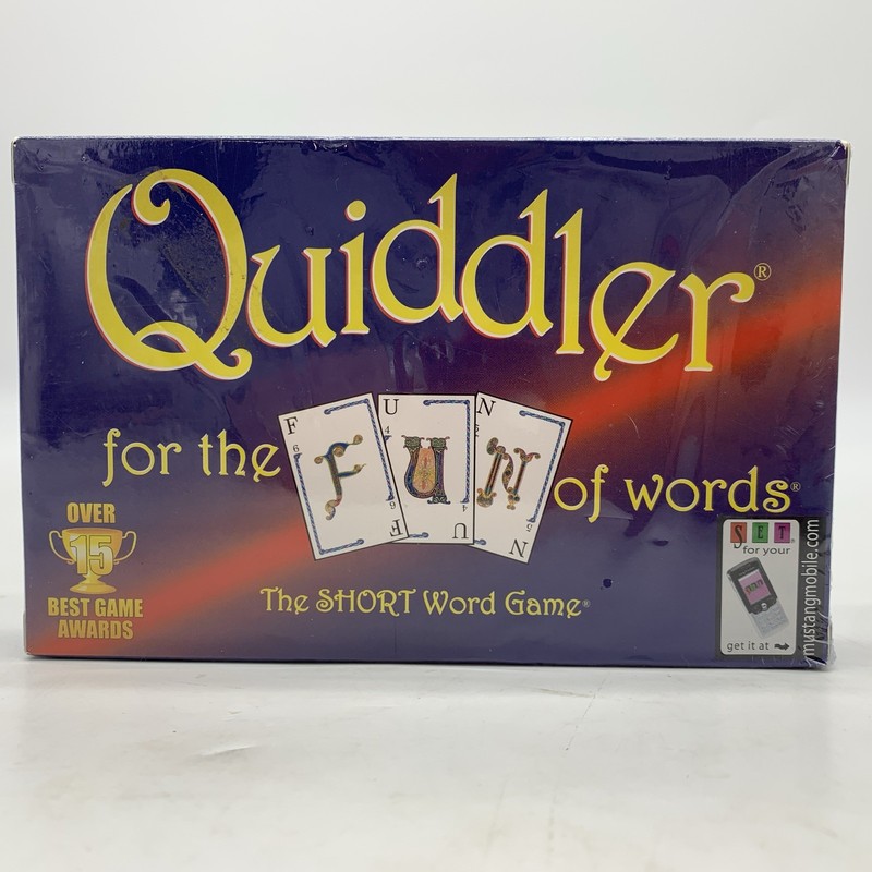 Quiddler Card Game Short Word Game Spelling 2 to 4 Players Age 8 and up NEW