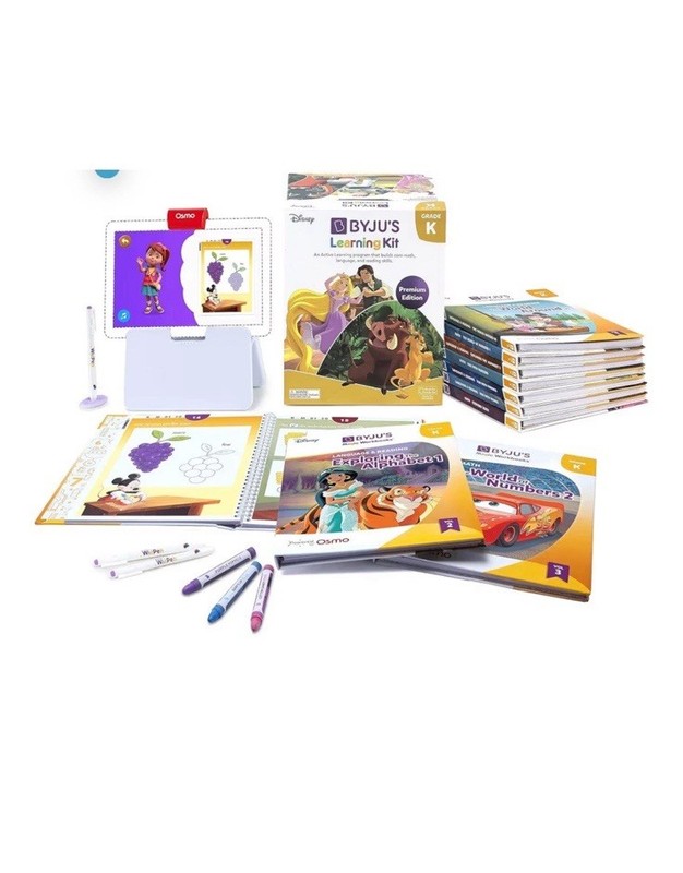 BYJU’S Learning Kit: Disney,Kindergarten Premium Edition App +10 Workbooks 4-6