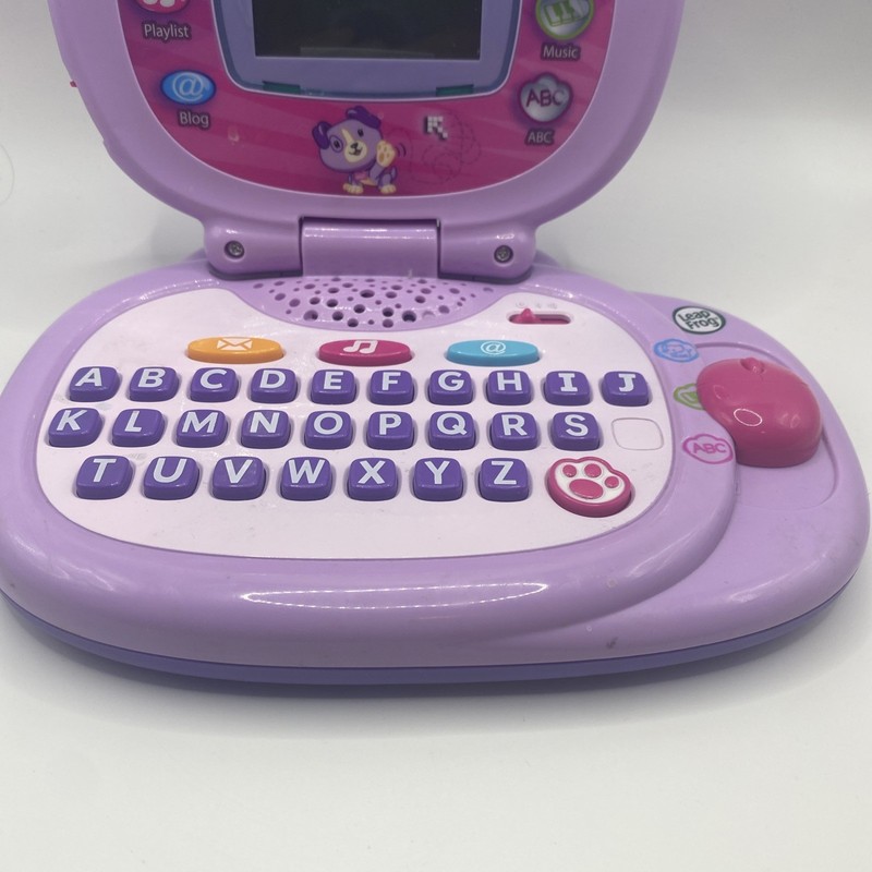 Leapfrog My Own LeapTop Learning Interactive Laptop Tested Works Great Purple gallery