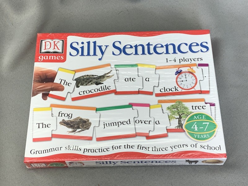 DK Silly Sentences Game Grammar Sentence Building Skills K-2nd Grade