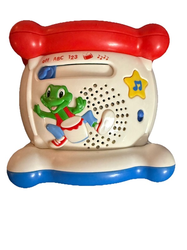 Vintage LeapFrog Le Tambour Magique ABC FRENCH Learning Drum Tested Works