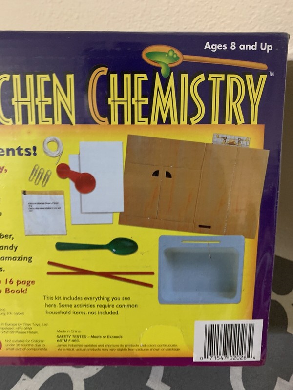Slinky Science 02026 Kitchen Chemistry Kitchen Chemistry Kit Ages 8 And Up NIB gallery