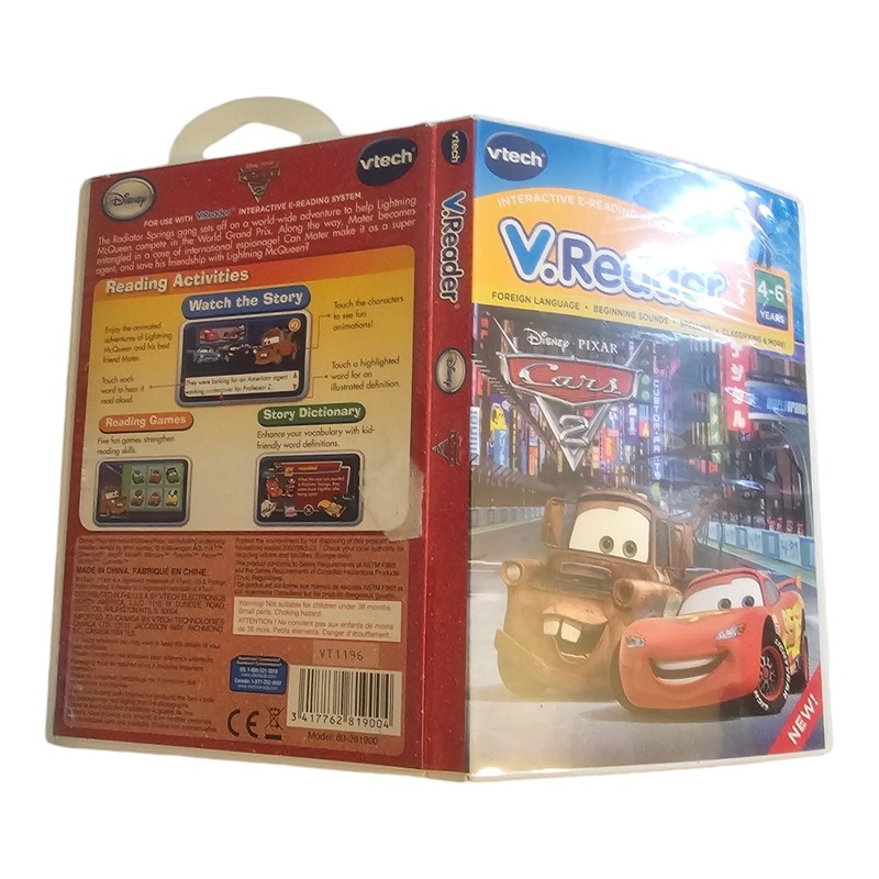 vtech V.Reader Cars 2. Dora. Princess. What’s Noise Interactive e-reader system.