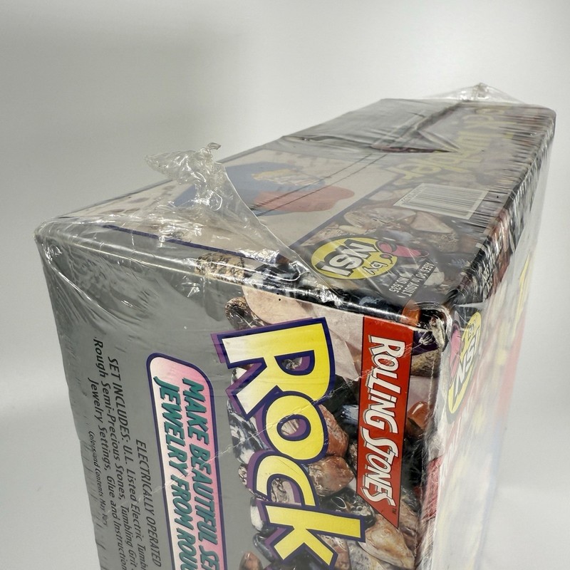The Original Rock Tumbler Complete Turn Rough Rocks Into Semi Precious SEALED gallery