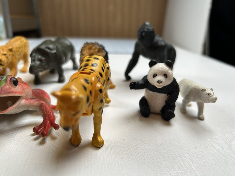 Lot Plastic Toy Jungle Animals gallery