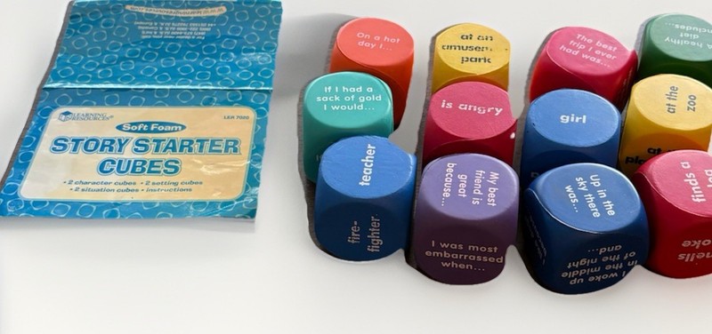 Learning Resources 12pc Story Starter Foam Cubes – Great Learning Tool!