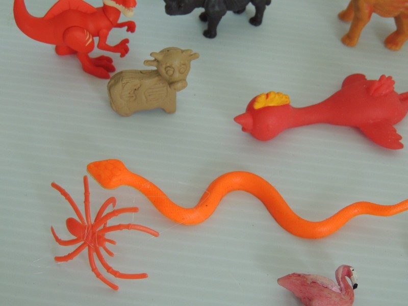 Mixed Lot Animals Mini Toys Plastic PVC rubber all sizes gallery