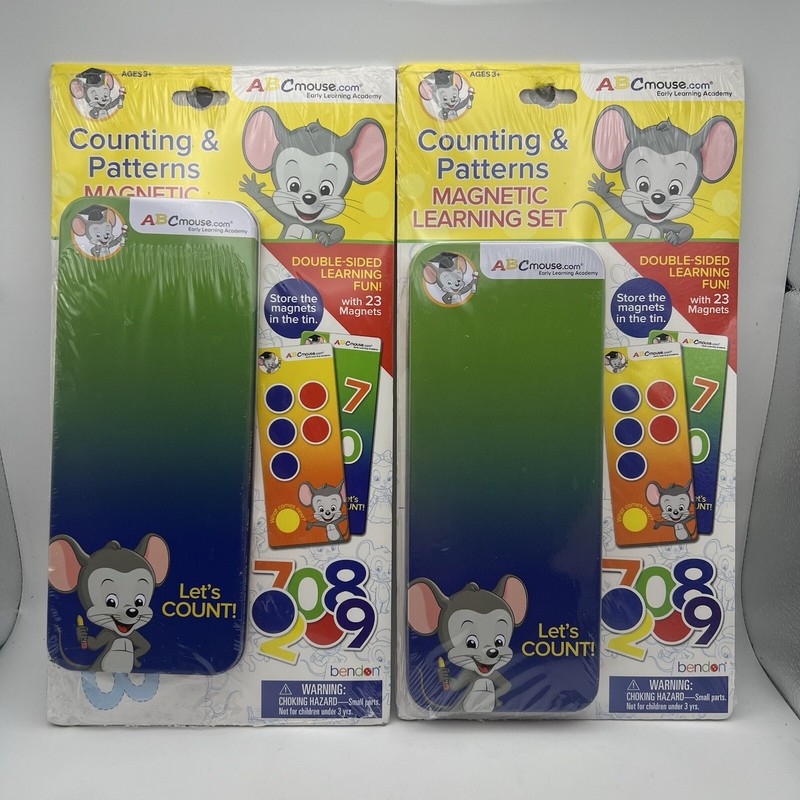 2ABC Mouse Magnetic Learning Set Counting And Patterns Homeschool Early Learning