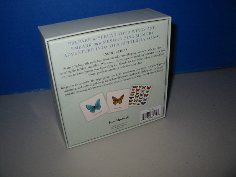 Butterfly Matching Game 48 Matching Cards Diane Neukirch 2023 New Factory Sealed gallery