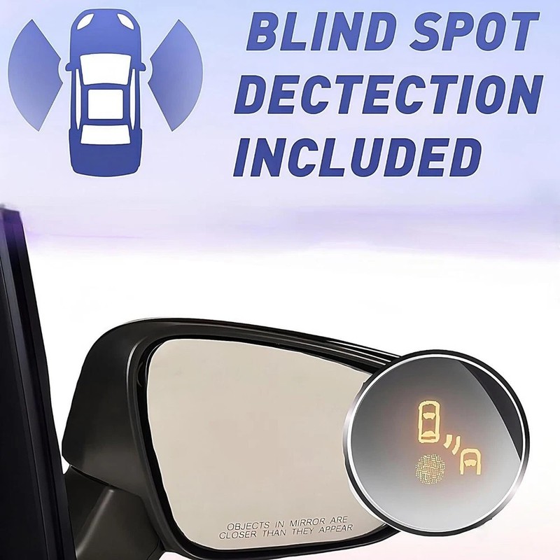 Left Driver Side Mirror Fits 2019-2025 Toyota Rav4 with Power Heated Turn Signal gallery