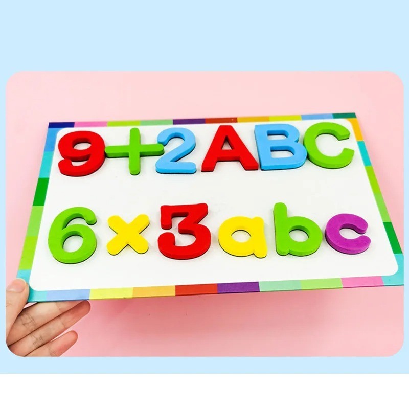 76pcs Lower CaseMagnetic Alphabet Letters EVA Foam Kids Learning Educational Toy gallery