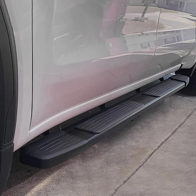 19-25 Chevy Silverado GMC Sierra 1500 2500 3500 Crew Cab 6" Running Boards Flat gallery