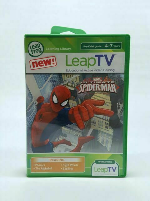 Leapfrog LeapTV Marvel Ultimate Spider-Man Educational Video Game – Brand New