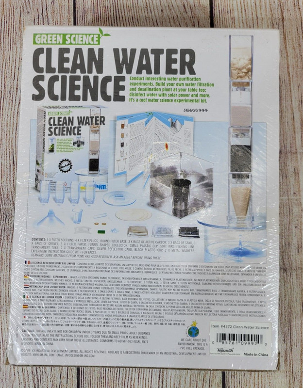 Green Science Clean Water Science Kit by Kidz Lab Fun Science gallery