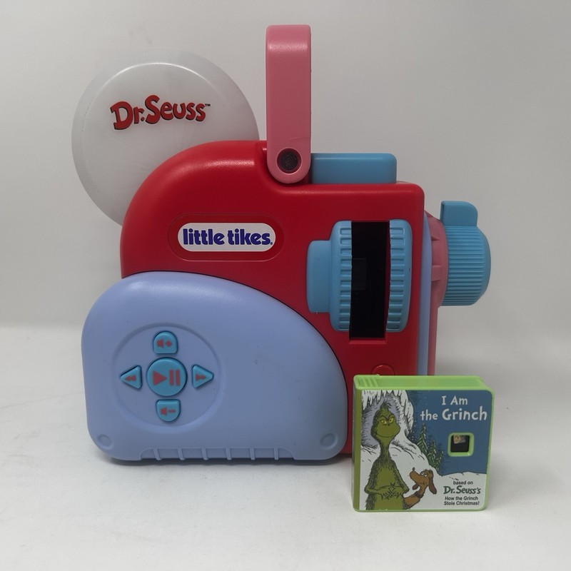 🟢 Little Tikes Story Dream Machine Dr. Seuss Special Edition W/ Grinch Book