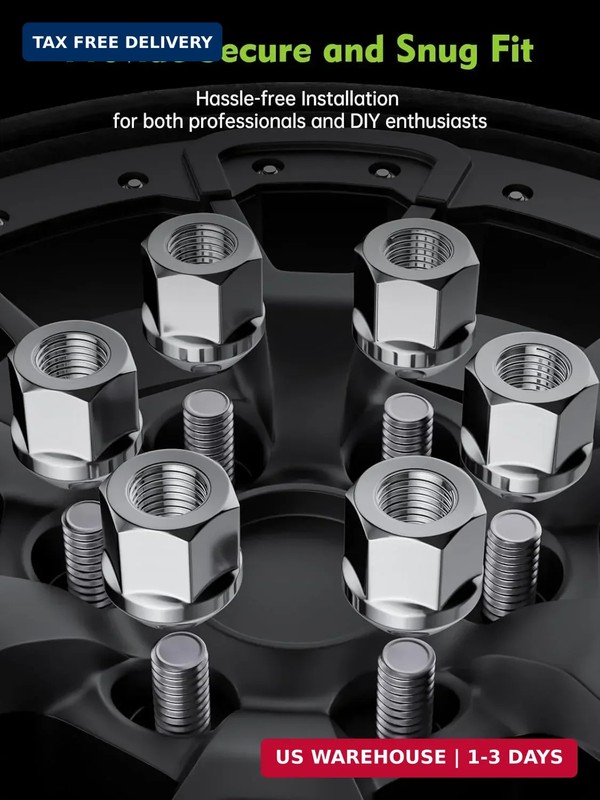 AUTOPTIM M14x1.5 24PCS Open End Lug Nuts - Replacement Chevy Silverado 1500 Taho gallery