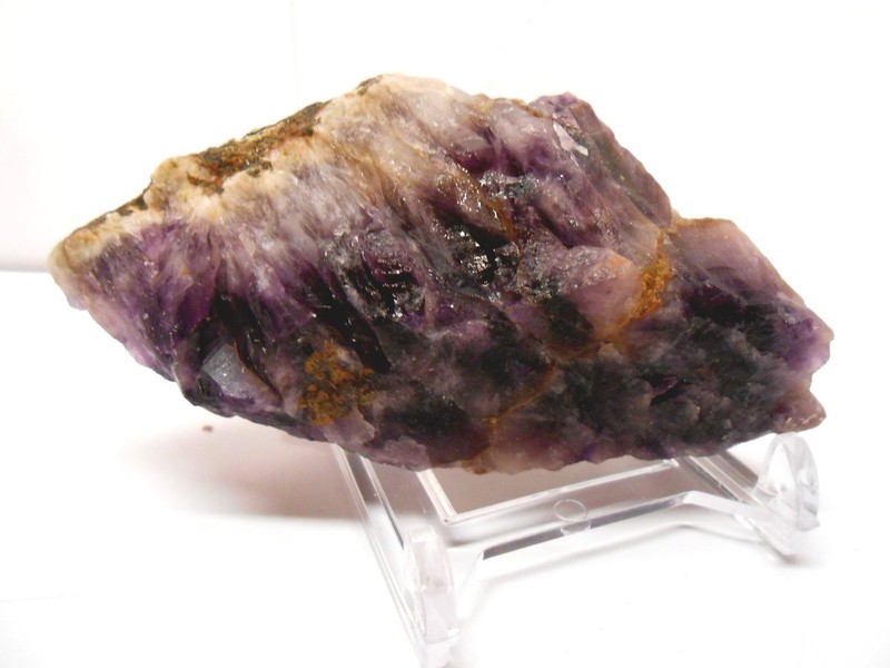 Rock Tumbler Gem Refill Kit Authentic Brazil Amethyst Crystal Rough-Rich Purp... gallery