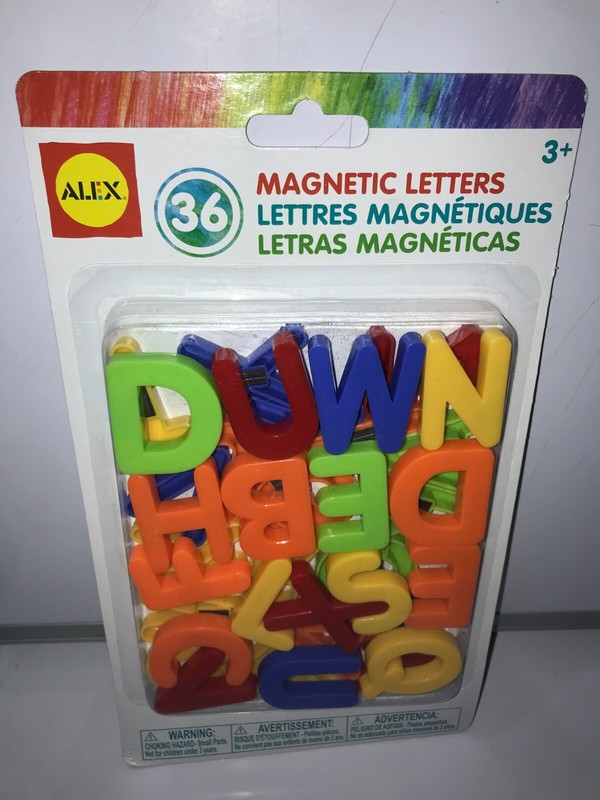 ALEX Toys Artist Studio Magnetic Letters NEW PACKAGE OF 36 PIECES ALPHABET
