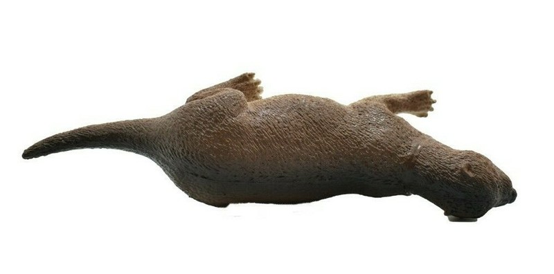 Otter River Realistic Small Toy Model Plastic Replica Forest Animal 5" F6007 gallery