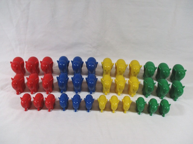 Lakeshore Math Elephants Sort Count Elephants 36 Pieces Replacement Pieces