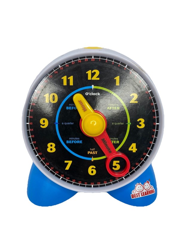 Best Learning interactive Learning Clock Toy Kids Educational Telling Time Talk