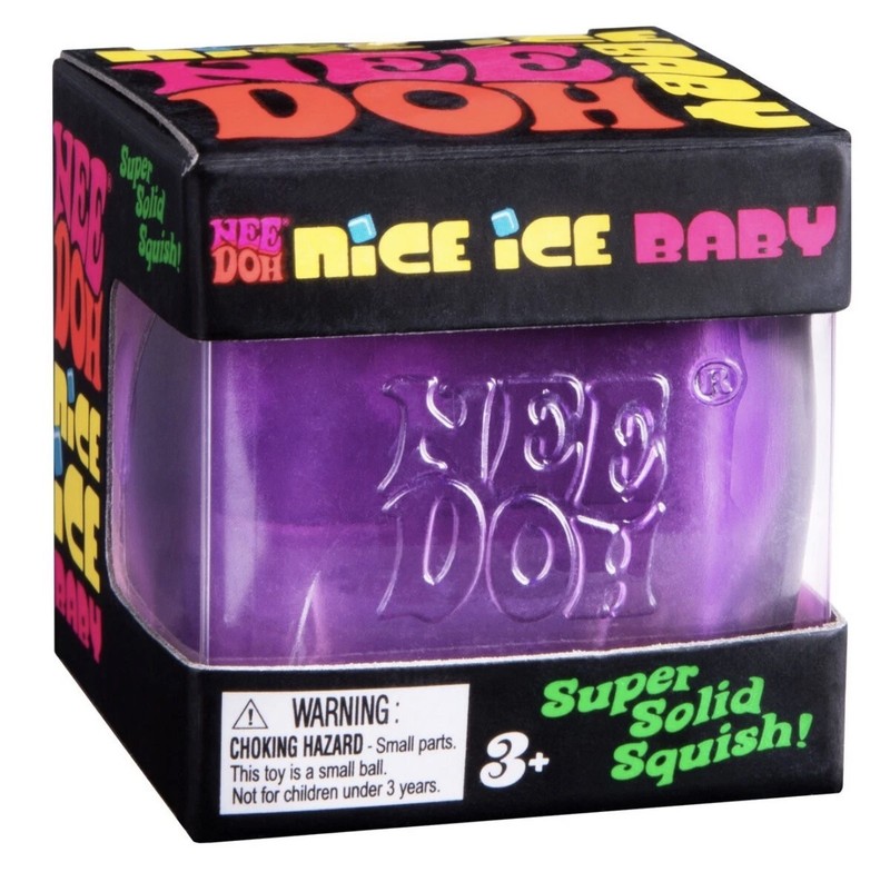 Lot Of 15 Schylling Nice Ice Baby Nee Doh Super Solid Squish Cube Toy, 26044HY gallery