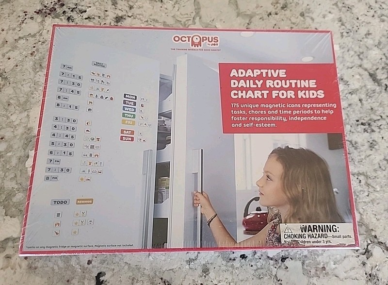 Visual Schedule Daily Routine Chart for Kids, Autism ADHD Adaptive Magnetic