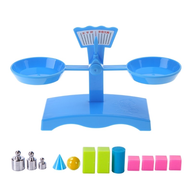 DIY Balance Scale Lever Plastic Weighing Scale Science Math Teaching Scale Toy