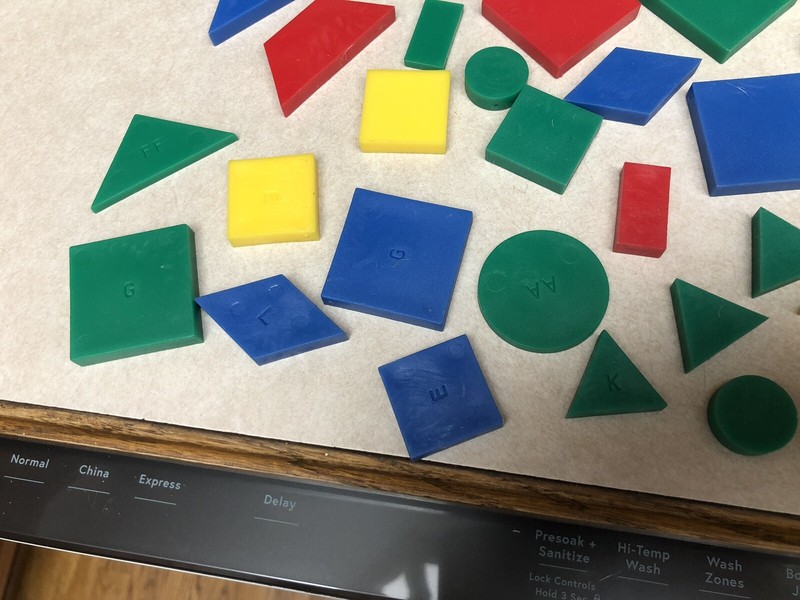 BAG OF GEOMETRY SHAPES TANGRAMS MATH HOMESCHOOL LEARNING 219+ Pieces gallery