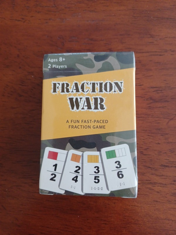 Fraction War Math Game by Math Magic New In Plastic Sealed Box