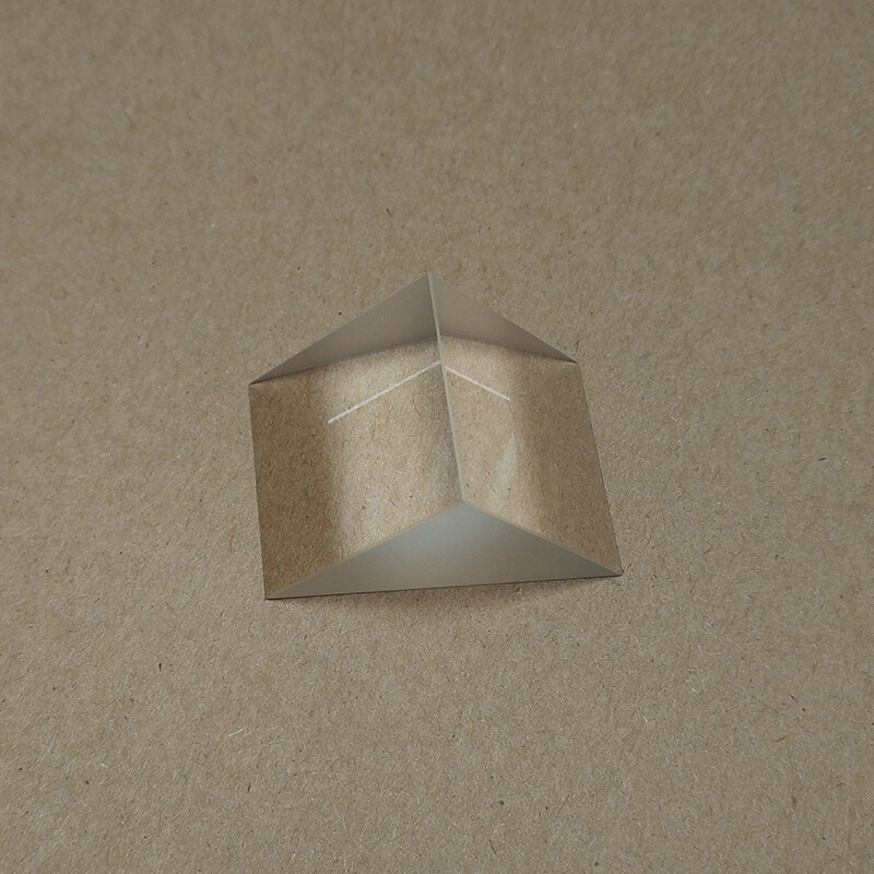 2pcs 8mm 10mm 25mm K9 Optical Glass Right Angle Prism for Optical Experiment gallery