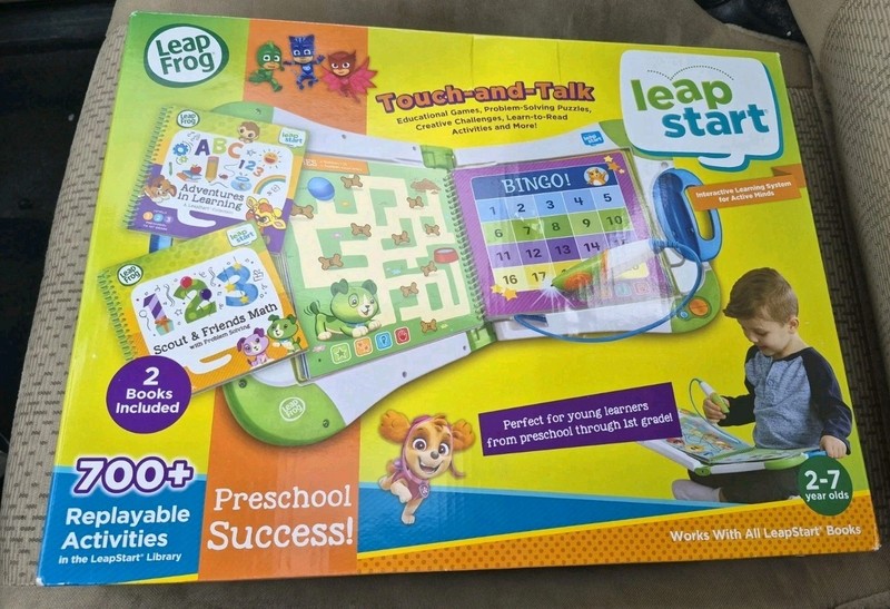 NEW LeapFrog LeapStart Pre-School Success Touch N Talk Ages 2-7 Model 6021