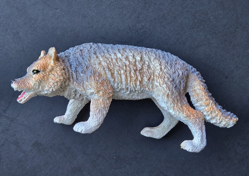 Ankyo Wild Animal Figure Lion Elephant Wolf Large 10" Hard Plastic Safari Jungle gallery