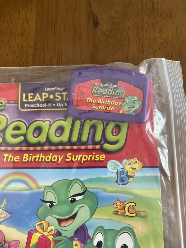 Leapfrog Leap Start Interactive Book Prereading Birthday Surprise Cartridge 2001 gallery