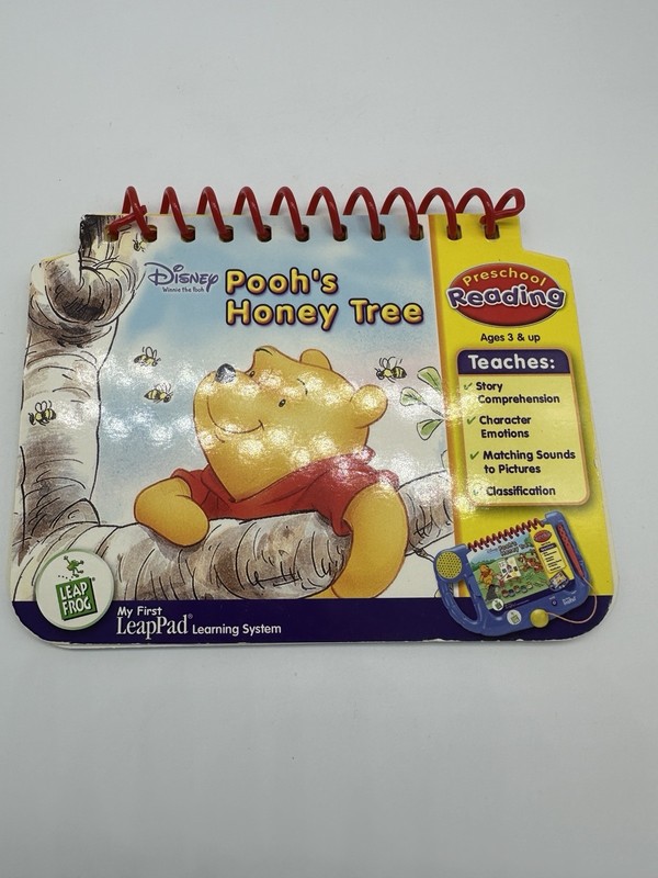 2002 Leap Frog My First LeapPad Disney Winnie the Pooh Bear Honey Tree Book Only