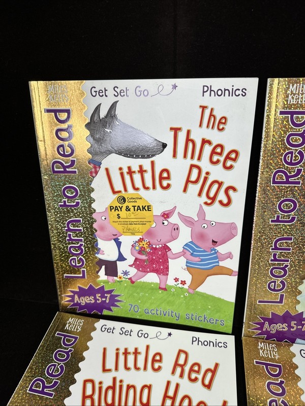 Learn To Read Phonics Set of 6 Myles Kelly Ages 5 to 7 gallery