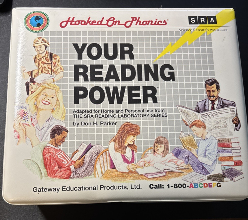 HOOKED ON PHONICS SRA YOUR READING POWER 1992 books and tapes Home School Set